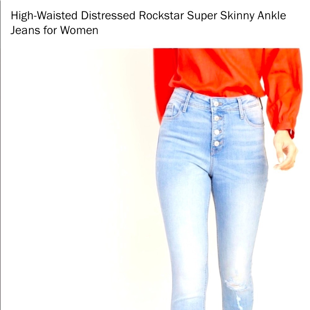 NWOT Old Navy Rockstar High Rise Super Skinny Jeans Sz 10